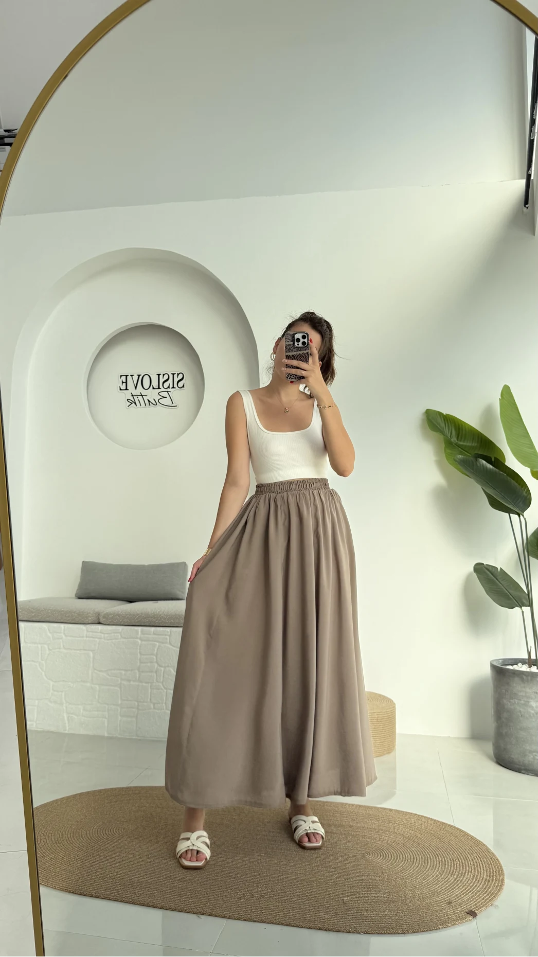 Tensel Modal Cepli Etek Vizon - 5002