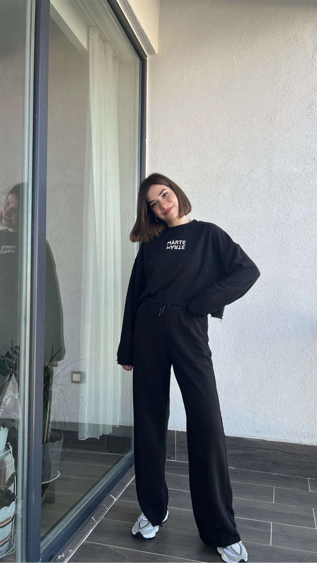 The Marte Siyah Eşofman Takımı