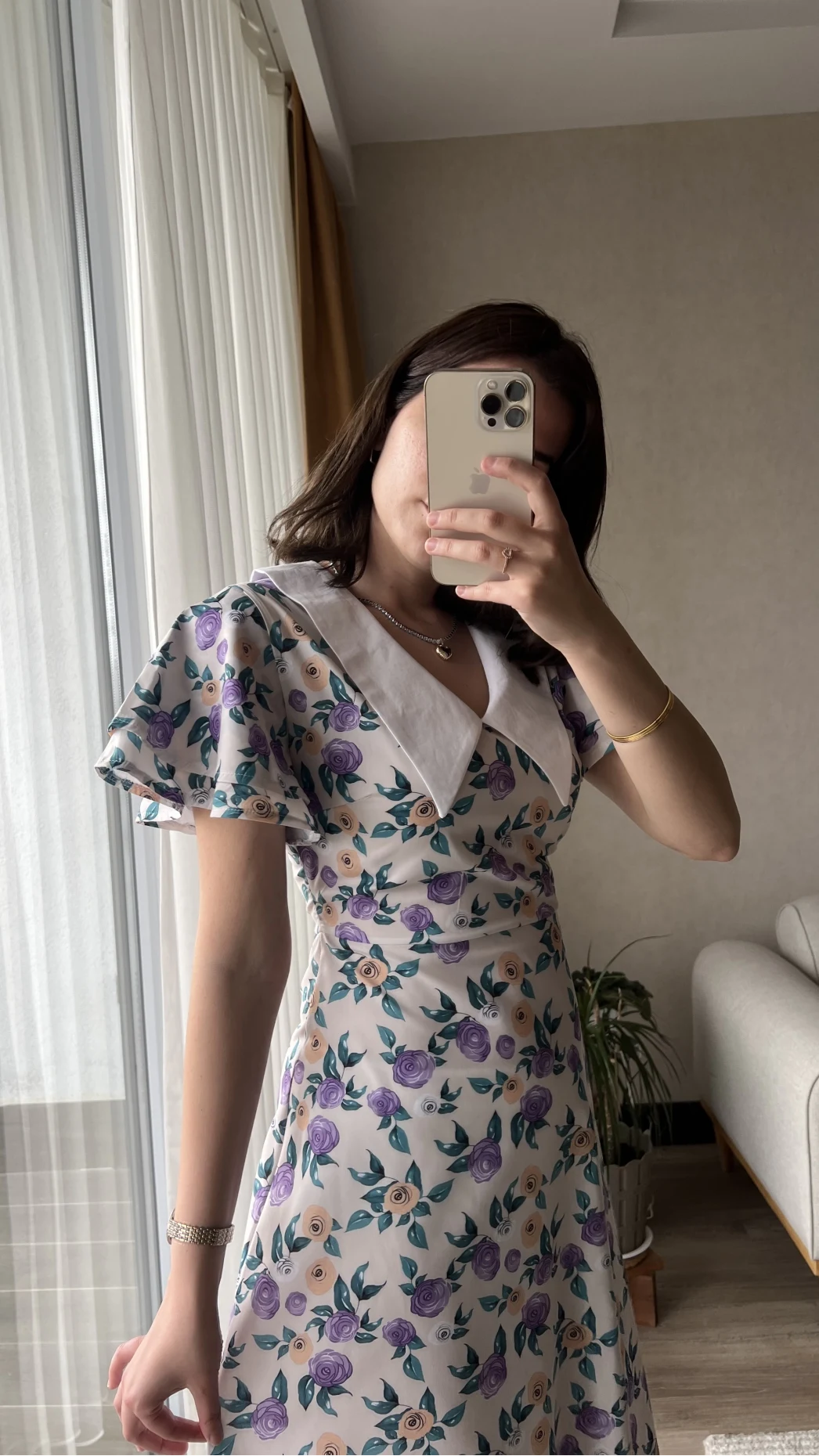 Tify Bebe Yaka Uzun Elbise