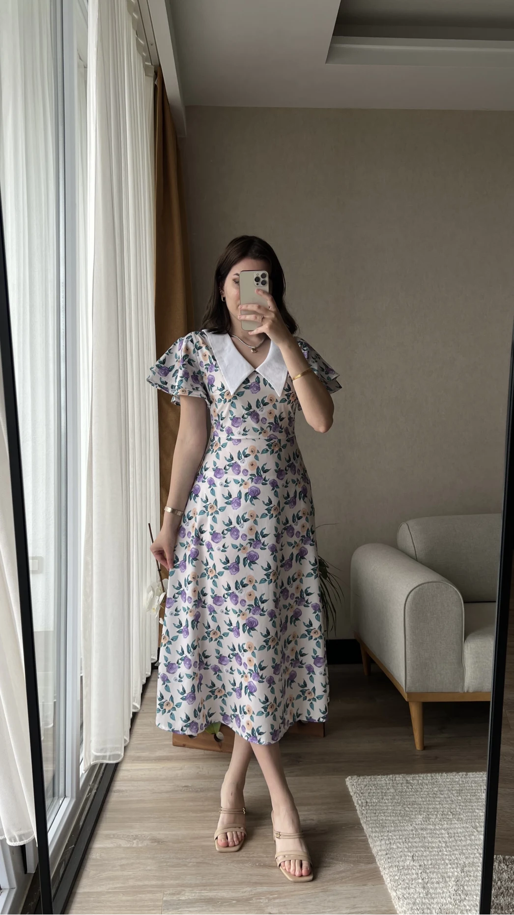 Tify Bebe Yaka Uzun Elbise