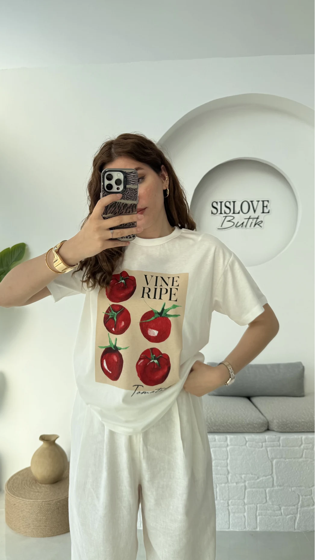 Tomato Baskılı T-shirt - 00500