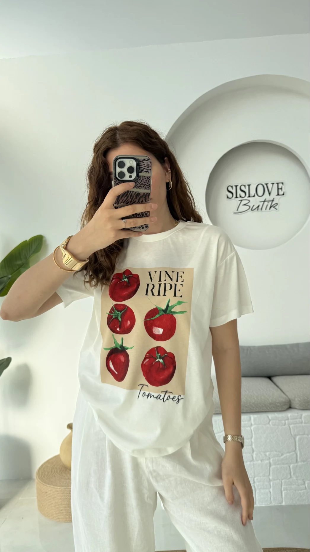 Tomato Baskılı T-shirt - 00500