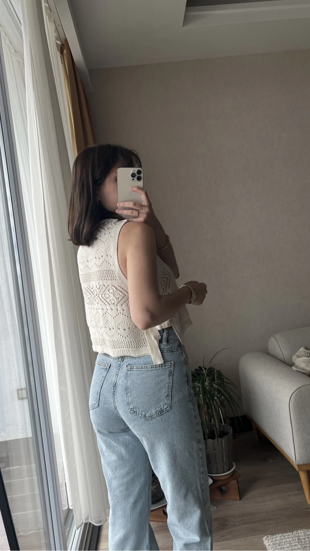 Triko Yanları Bağlamalı Bluz