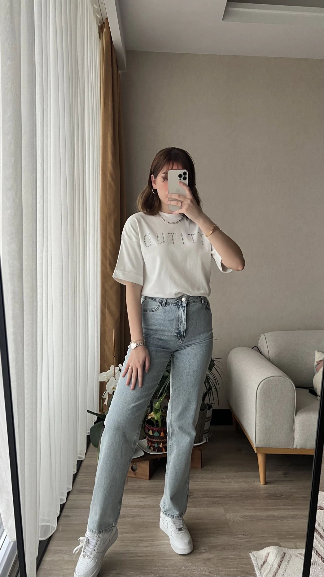 Twst Beyaz T-Shirt