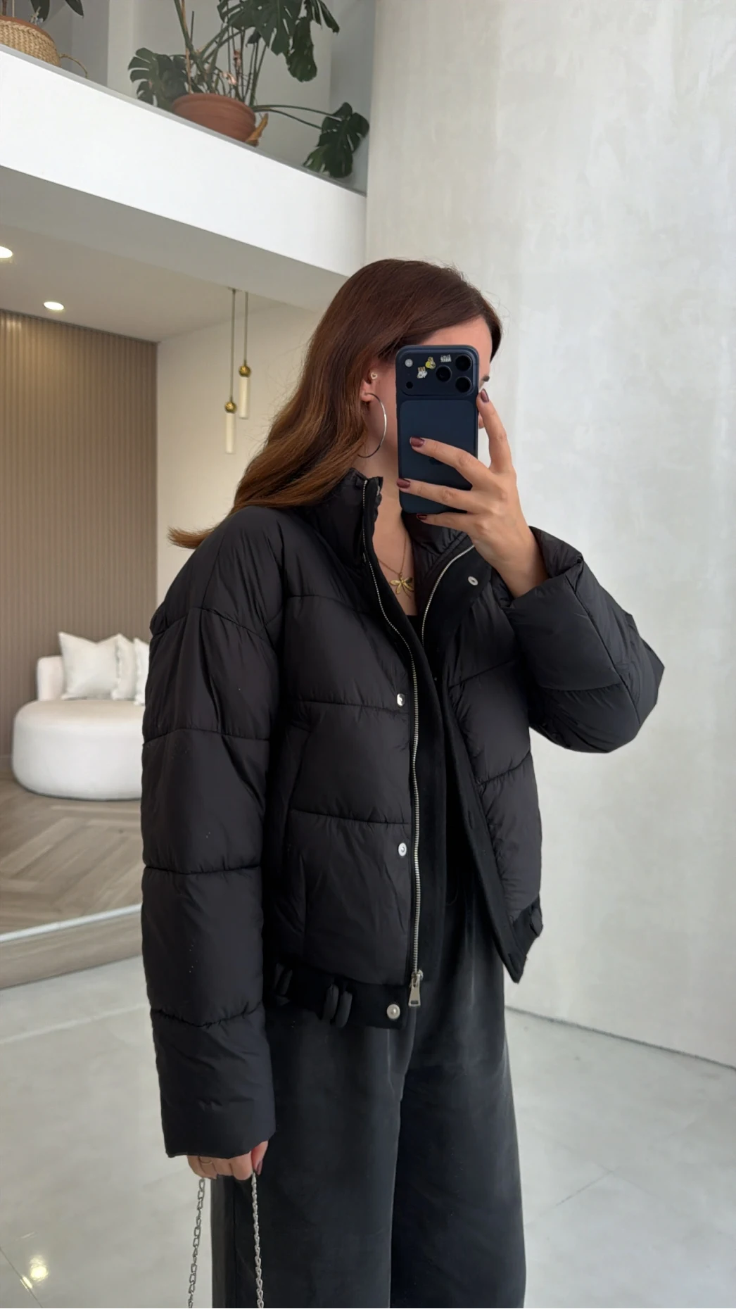 Ultra Premium Şişme Mont - Siyah - Kod: 9003