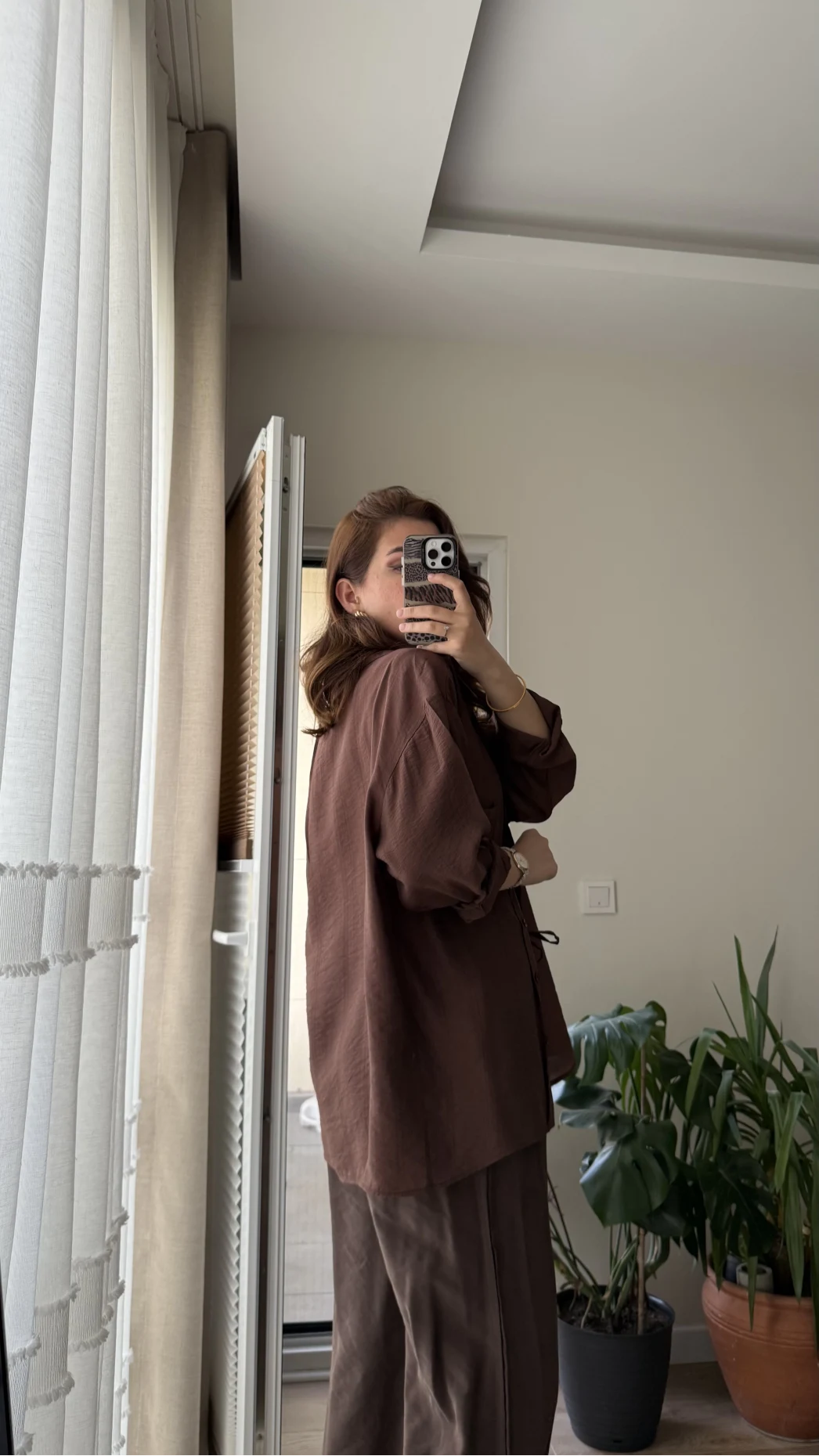 VAYS Tensel Gömlek - Acı Kahve - 2042