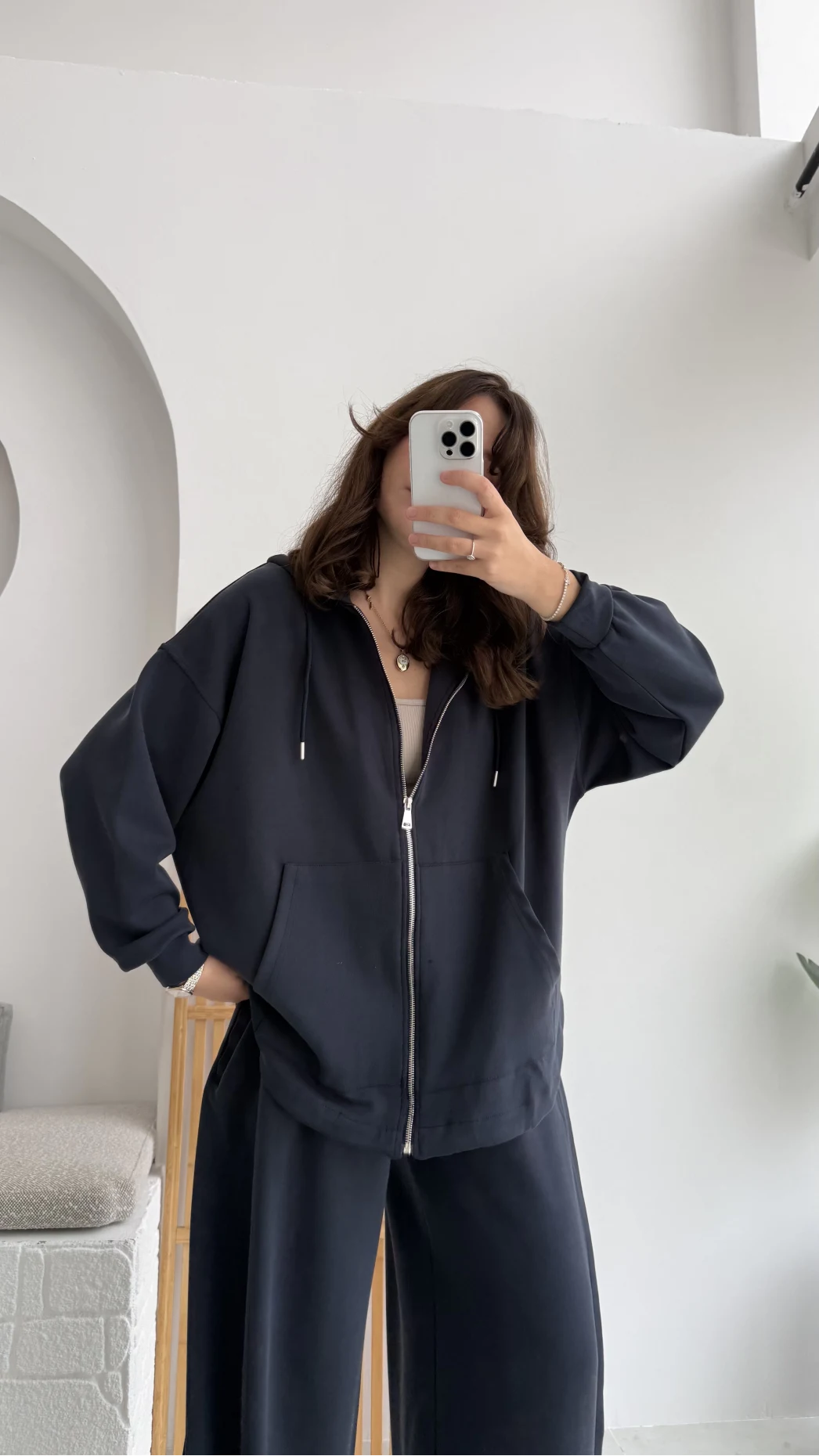 Vera Oys Hırka - Pantolon Takım Lacivert Kod: 7029 - 4032