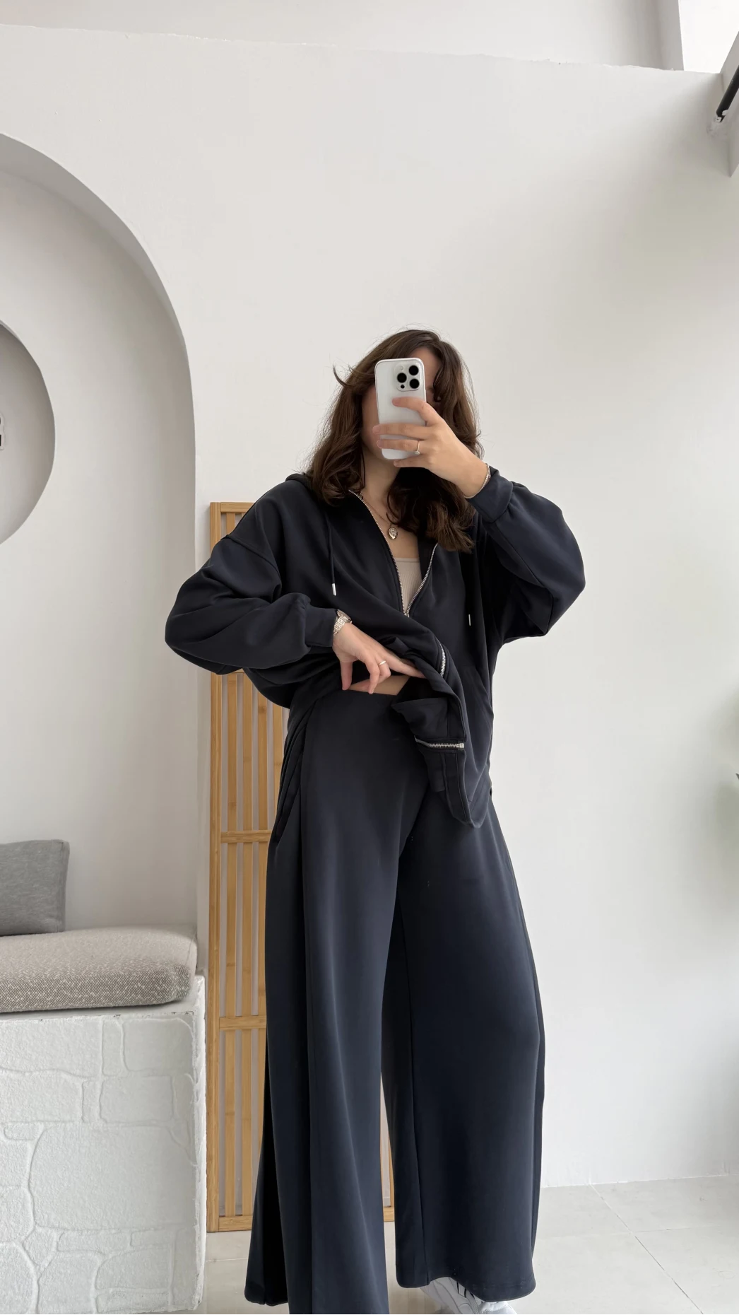 Vera Oys Hırka - Pantolon Takım Lacivert Kod: 7029 - 4032
