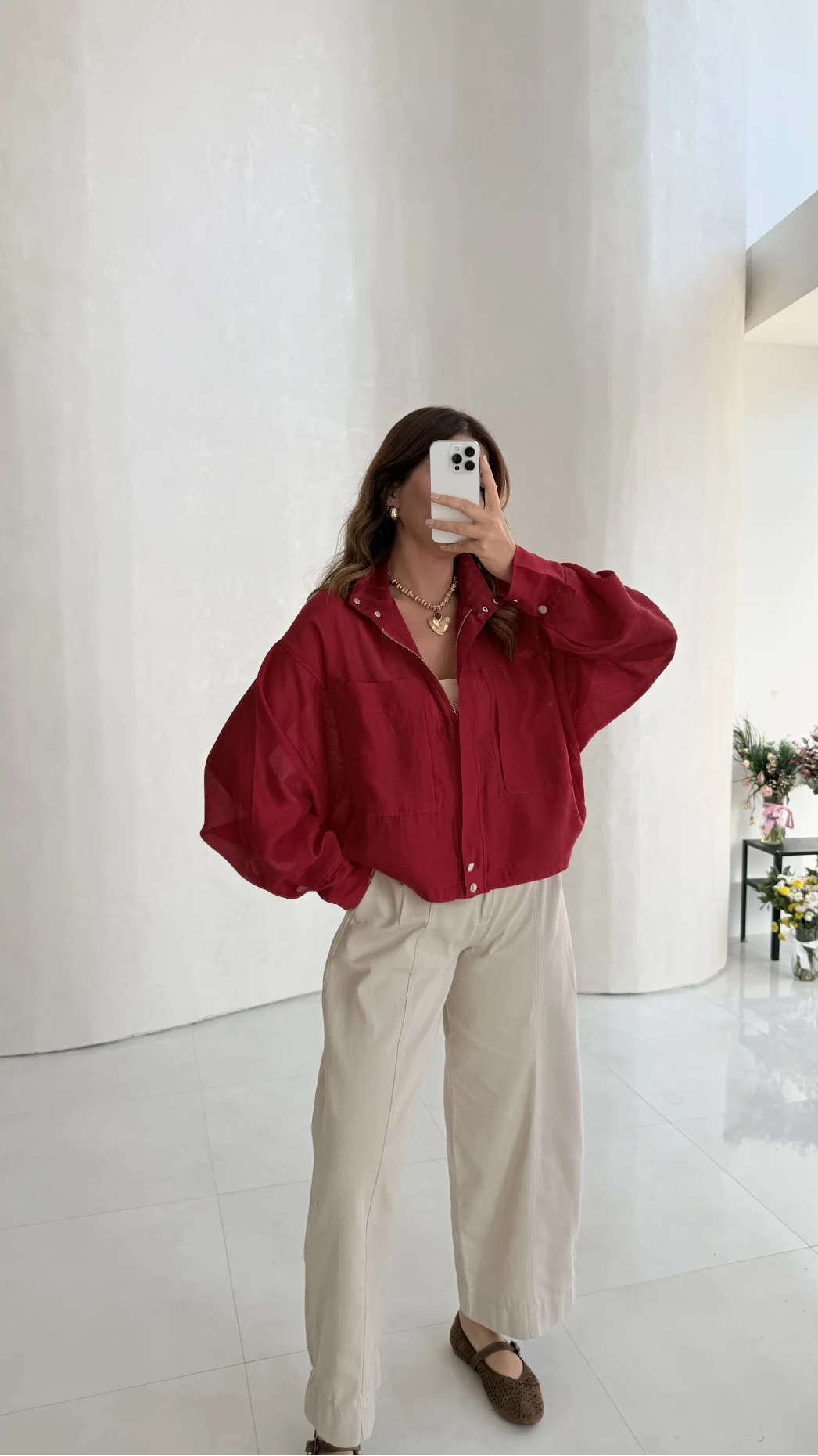 Vintage Gabardin Pantolon - Taş - Kod: 031726