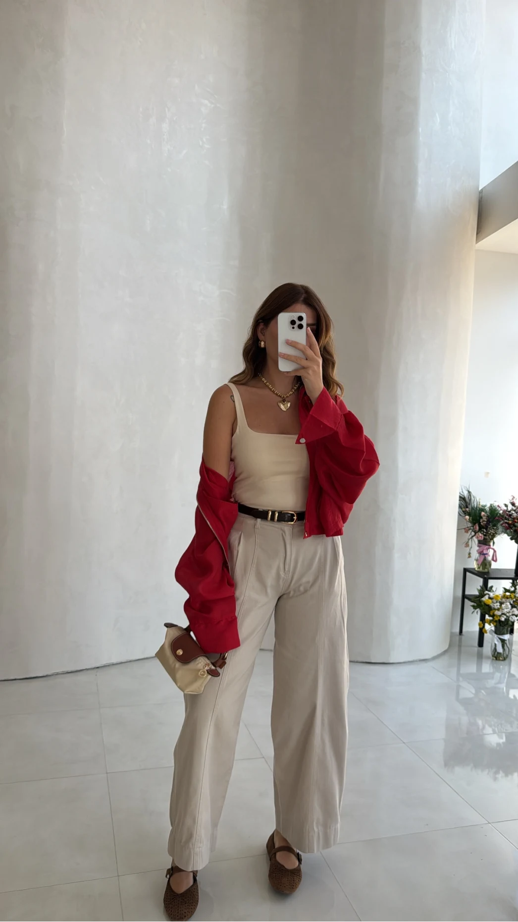 Vintage Gabardin Pantolon - Taş - Kod: 031726