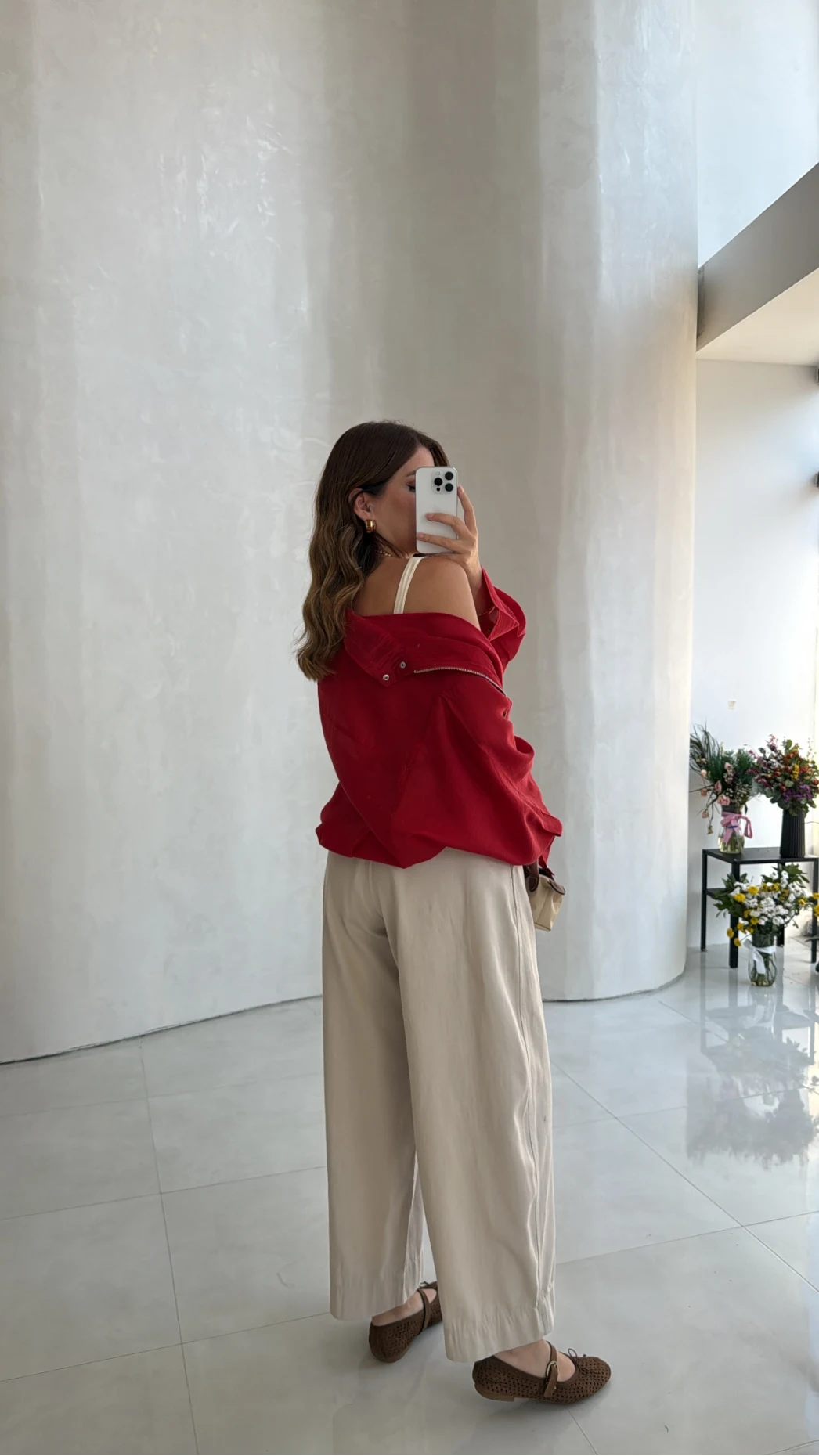 Vintage Gabardin Pantolon - Taş - Kod: 031726