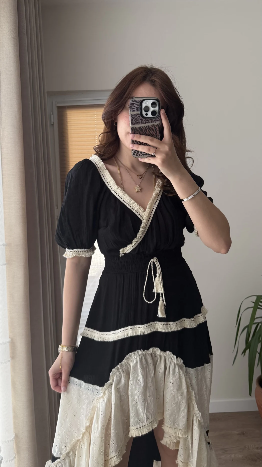 Vintage More Elbise Siyah