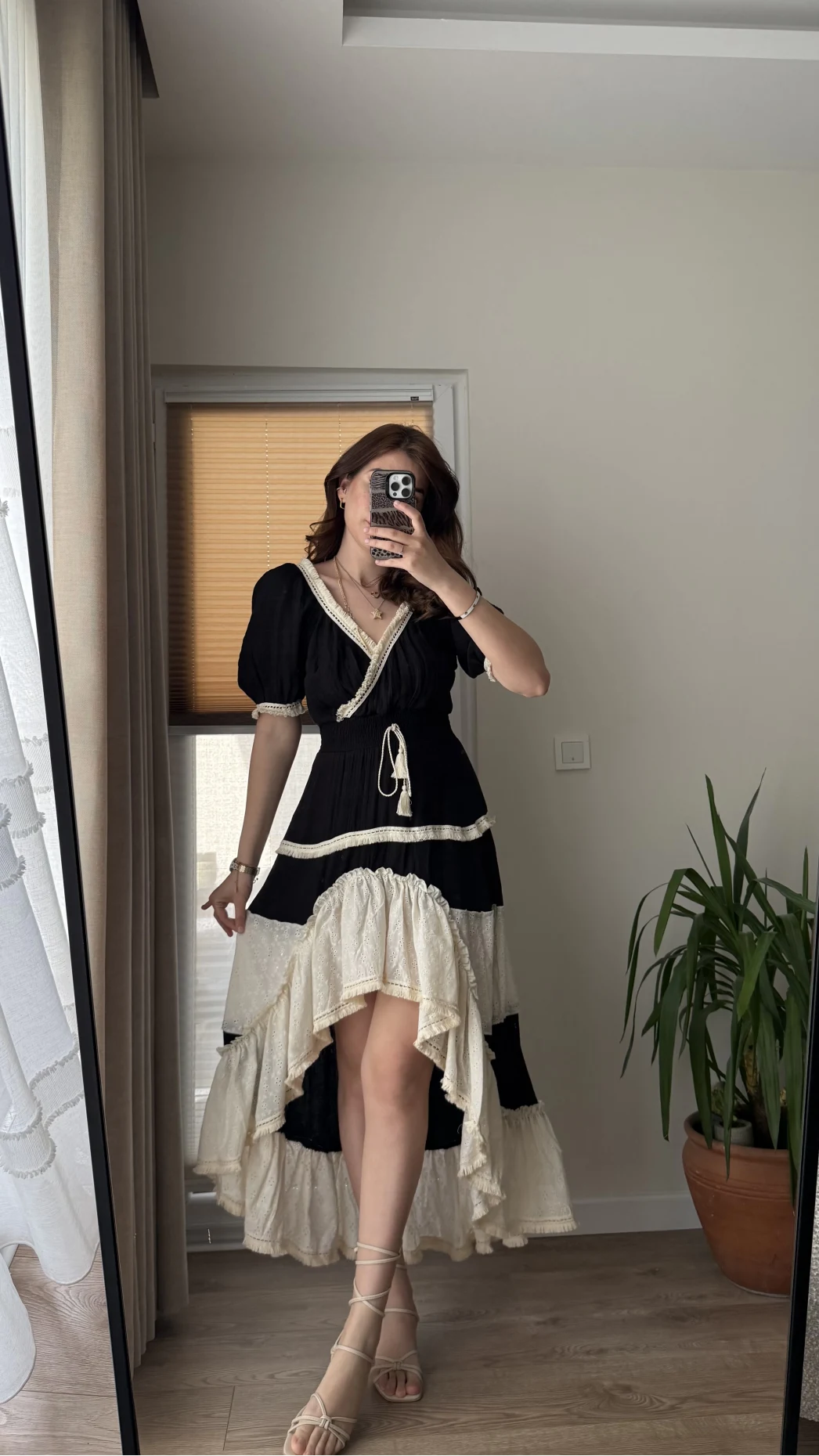 Vintage More Elbise Siyah