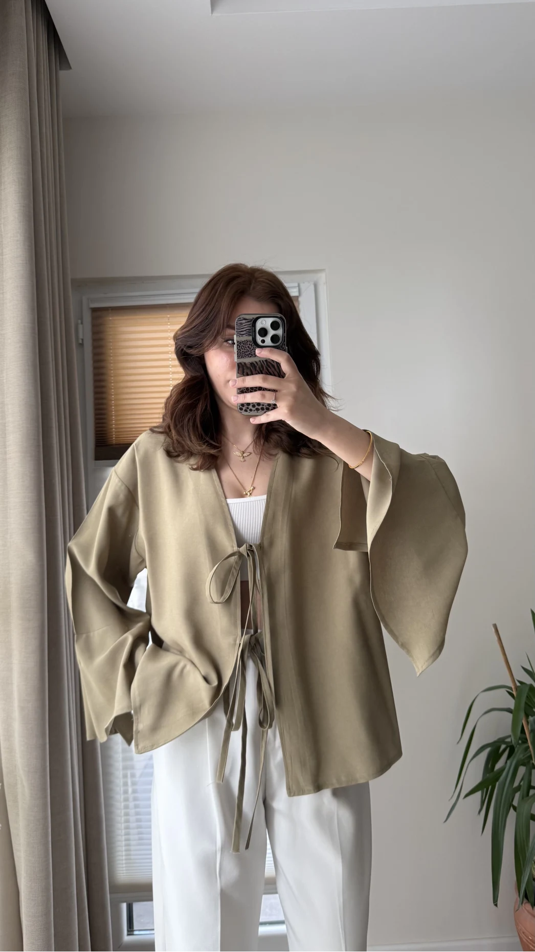 Viskon Modal Kimono Haki
