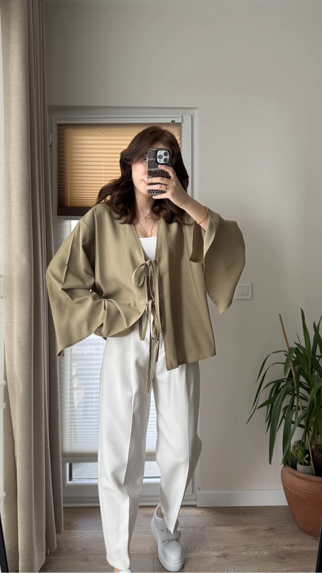 Viskon Modal Kimono Haki