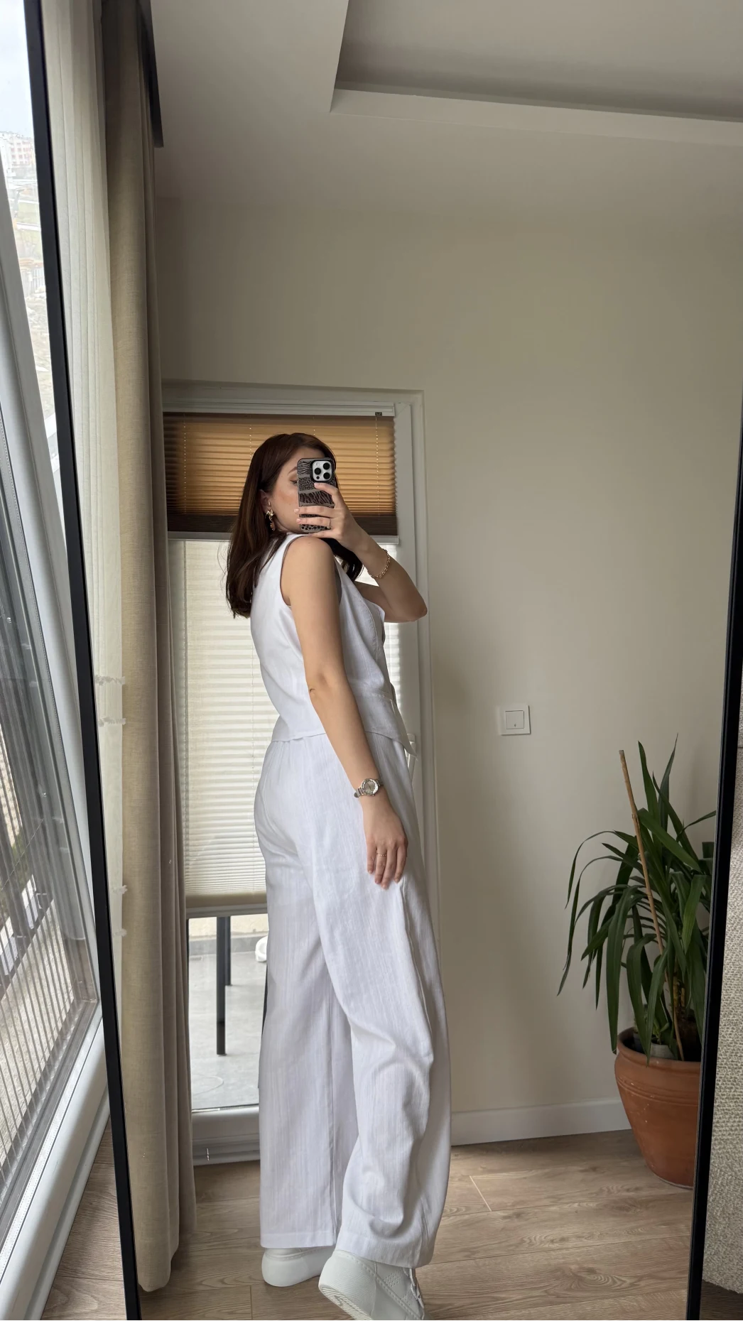 Westmins Yelek Pantolon Takım Beyaz (Kod: 8554)