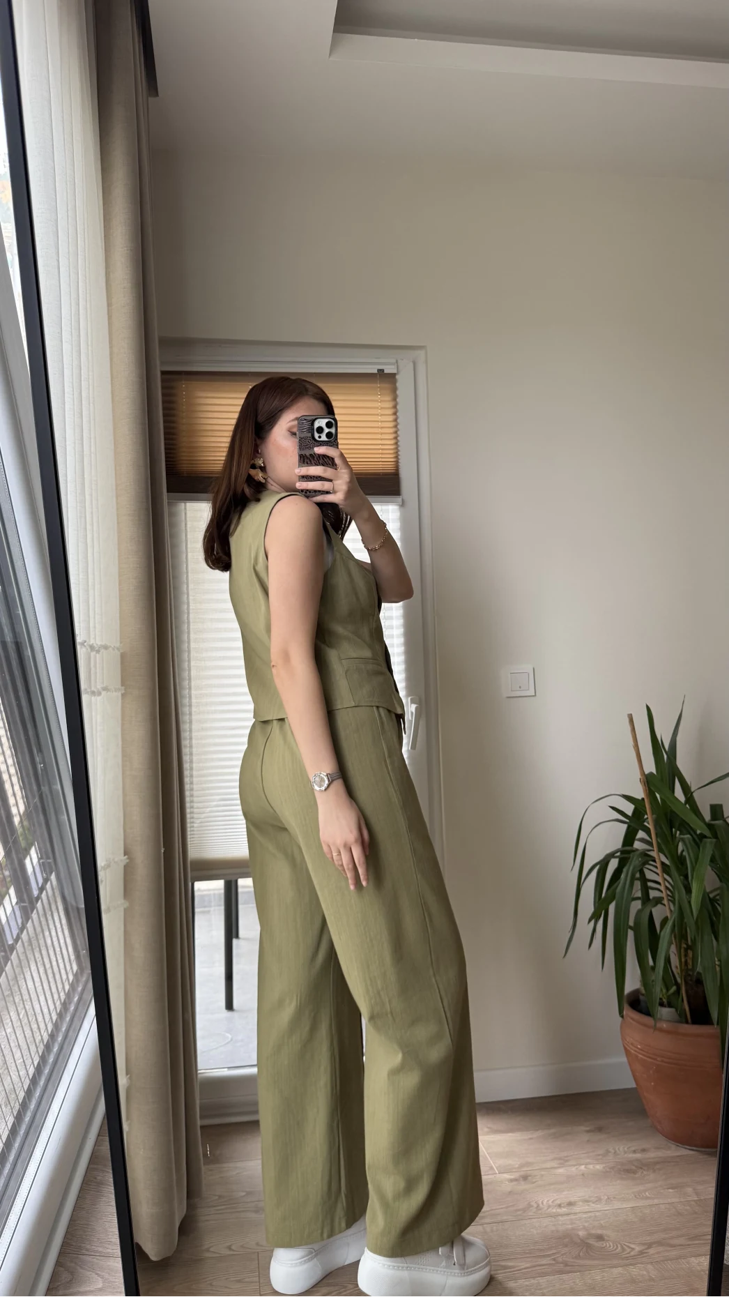 Westmins Yelek Pantolon Takım Çağla Yeşili (Kod: 8554)