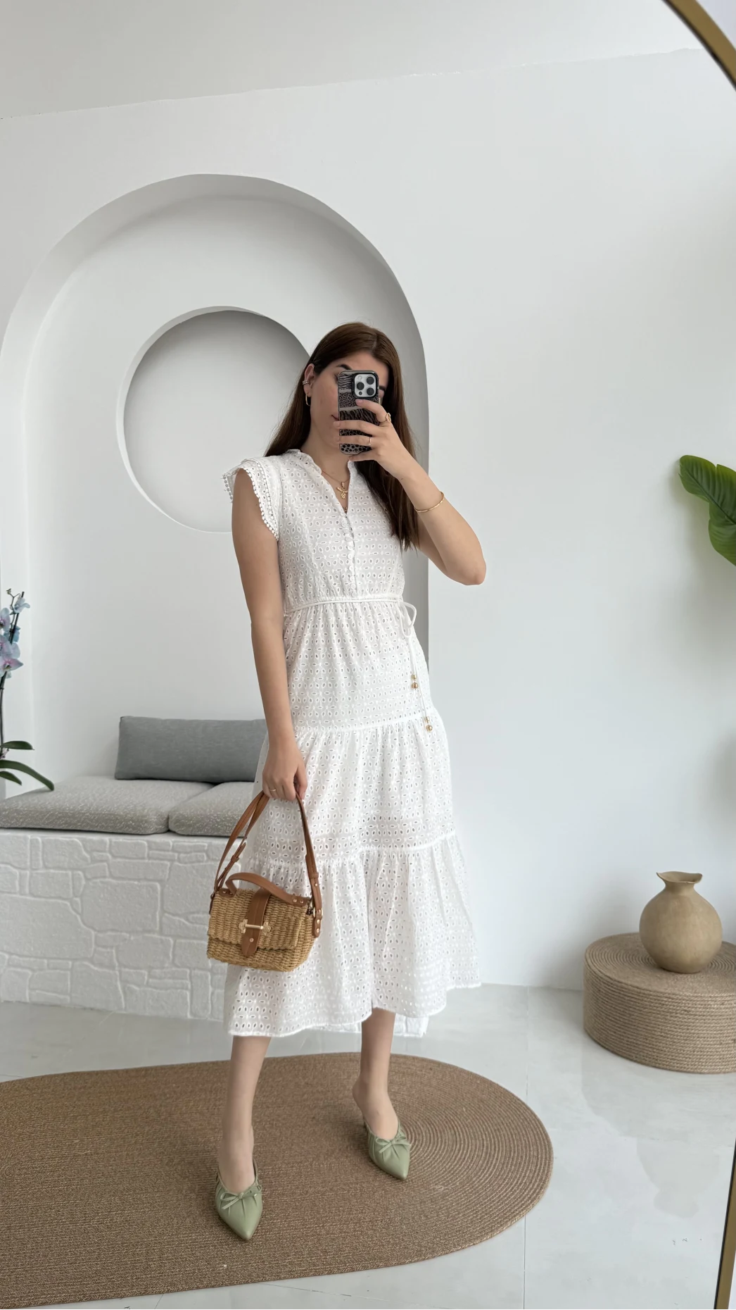 With Brode Elbise Beyaz