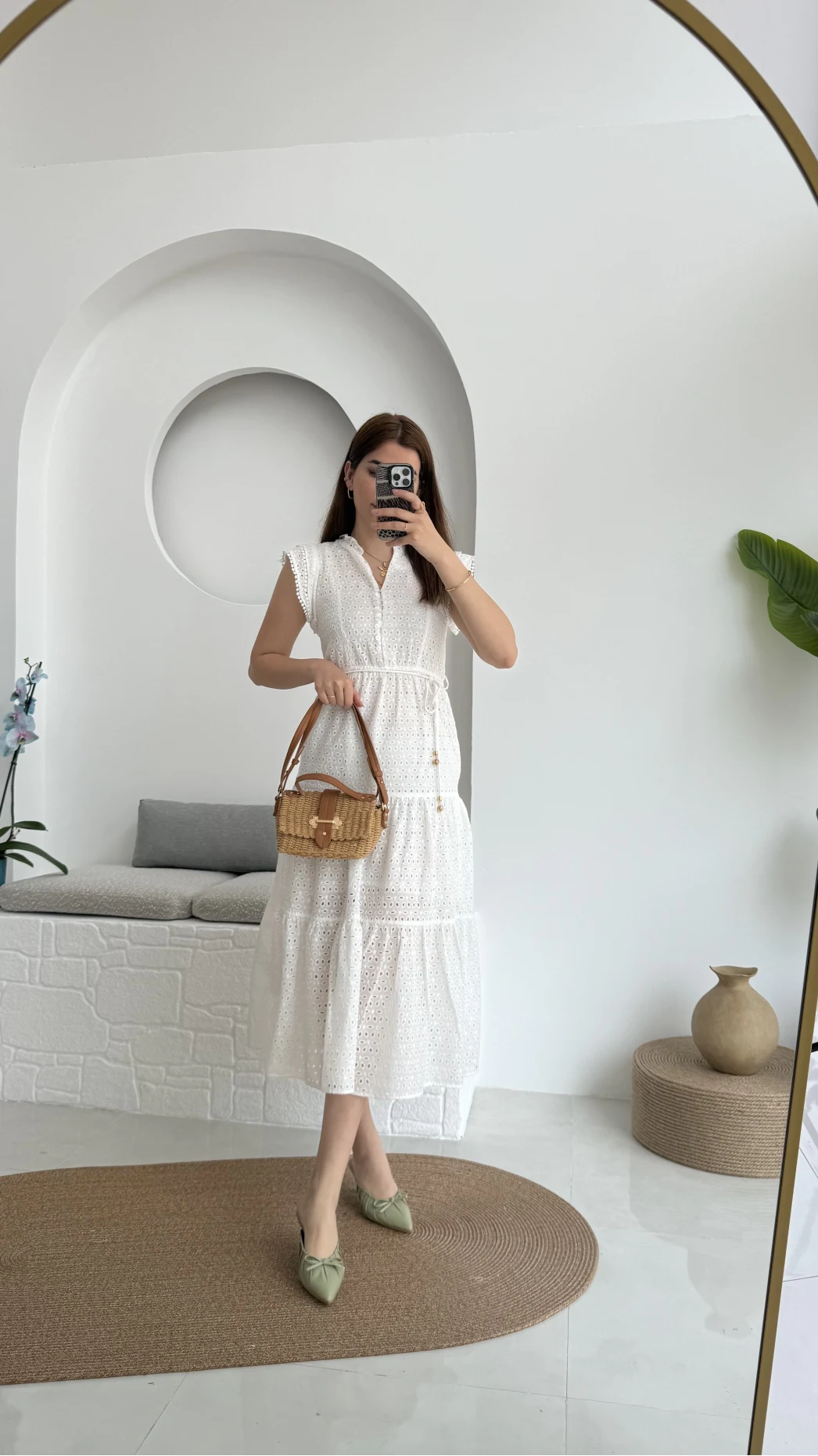 With Brode Elbise Beyaz