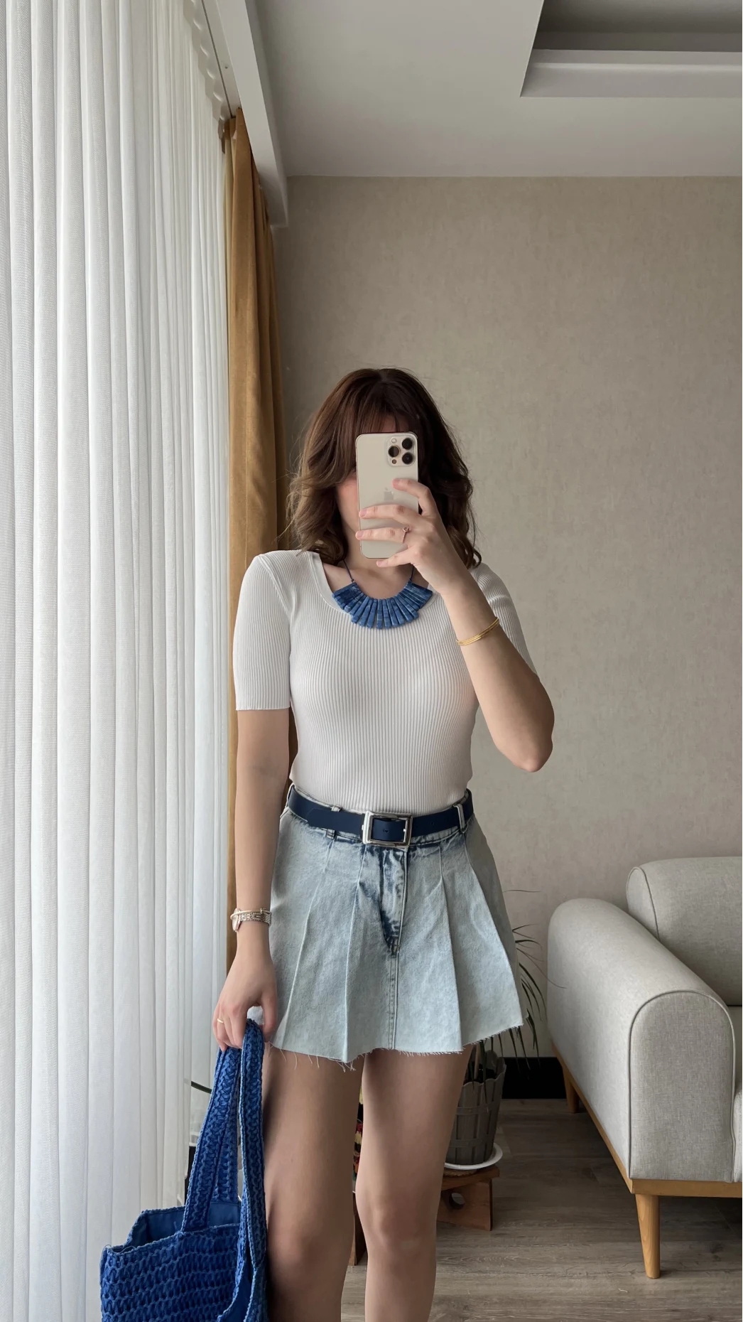 Wulf Mini Kot Şort Etek