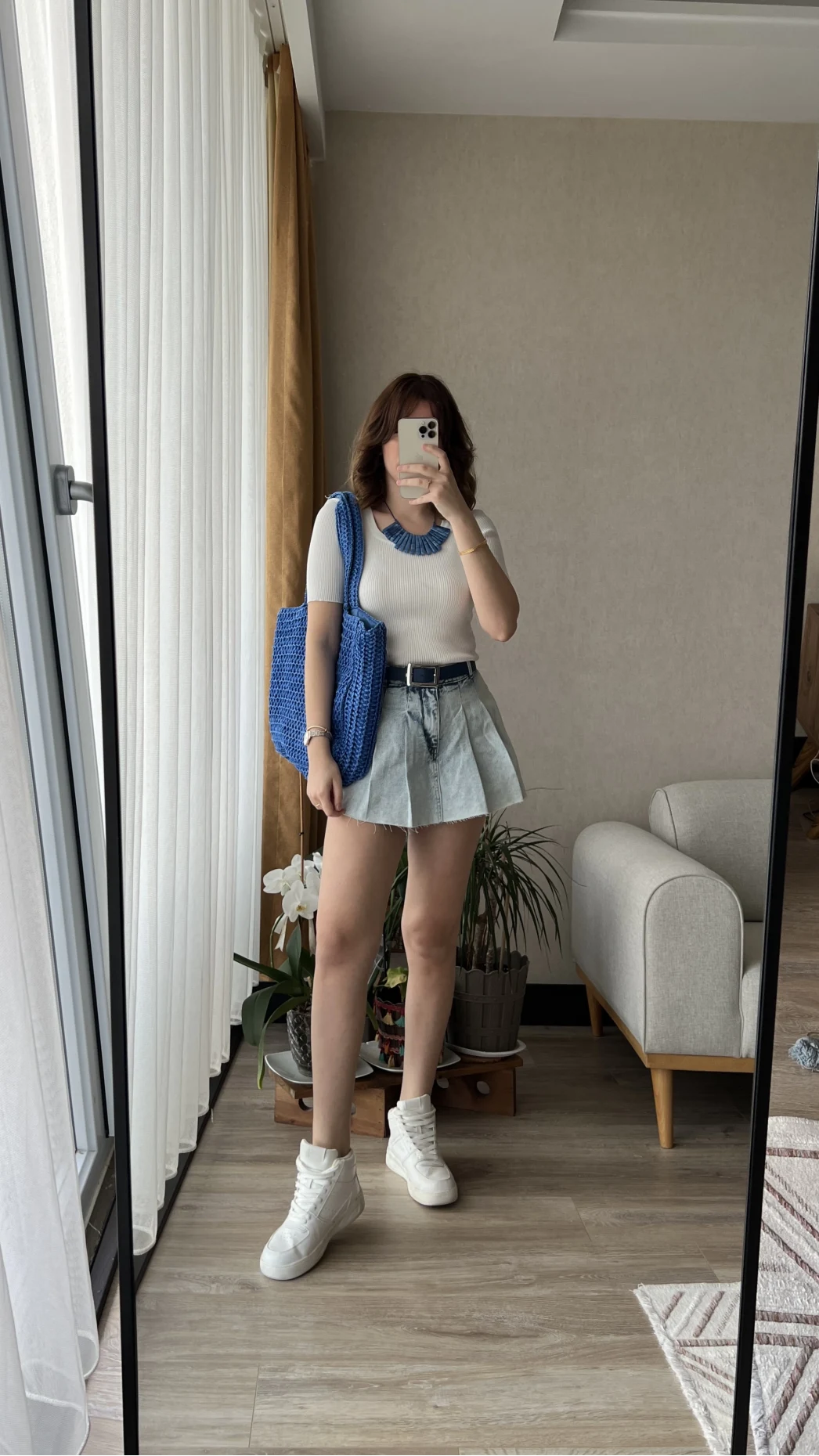 Wulf Mini Kot Şort Etek