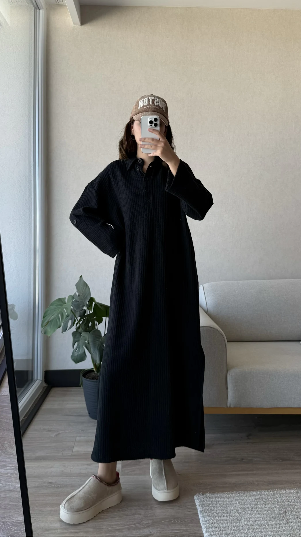 Yase Siyah Uzun Elbise