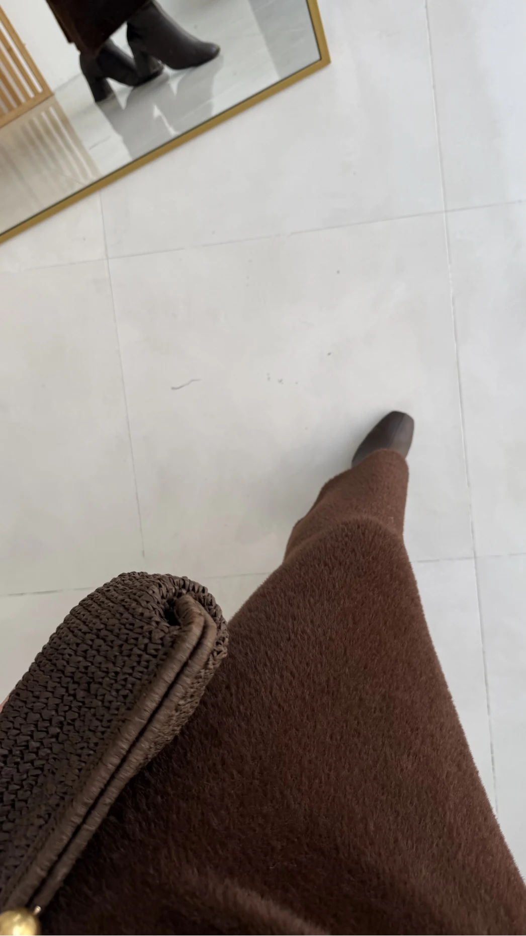 Yumoş Etek - Kahverengi - KOD:9044