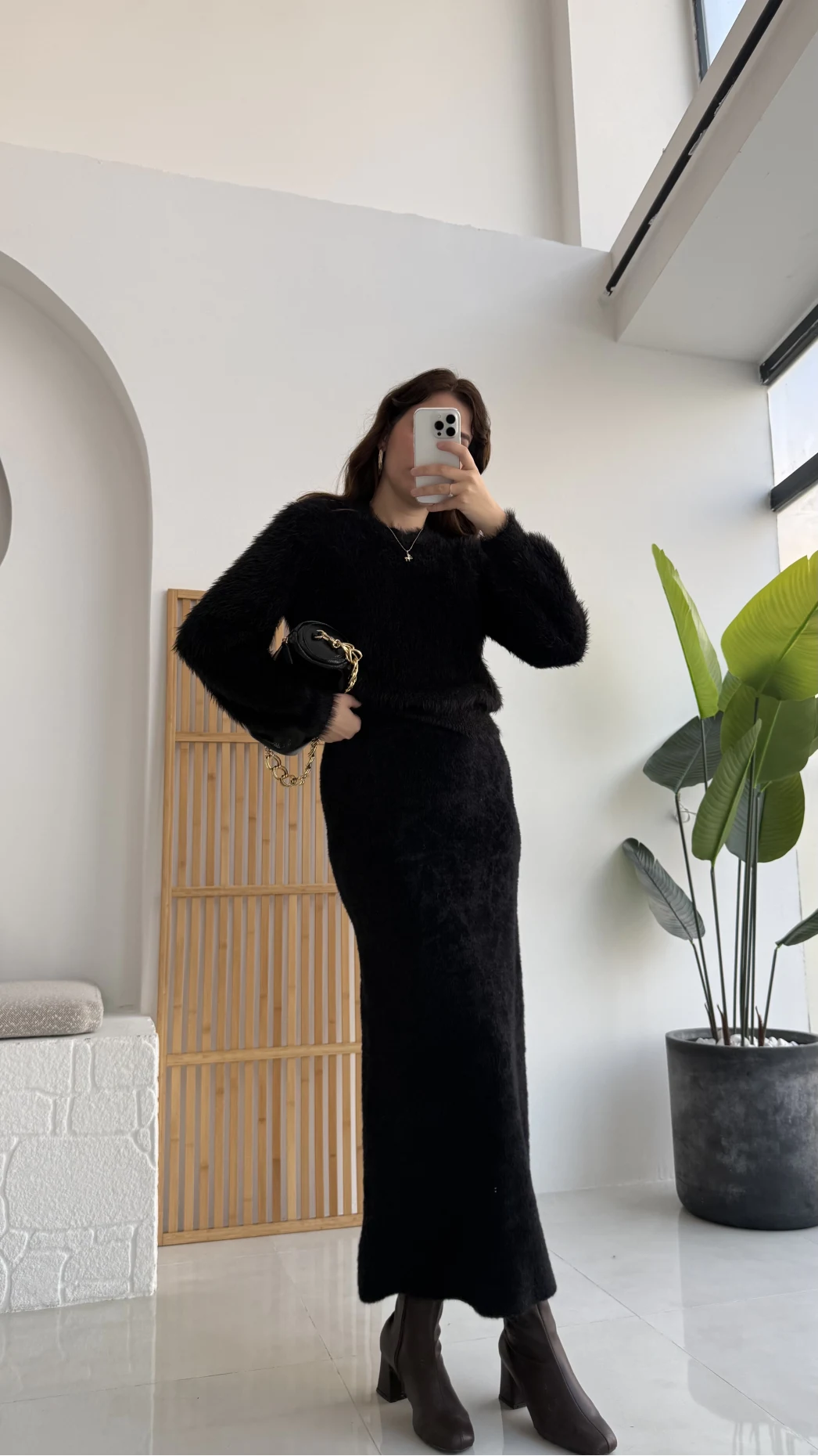 Yumoş Etek - Siyah - KOD:9044