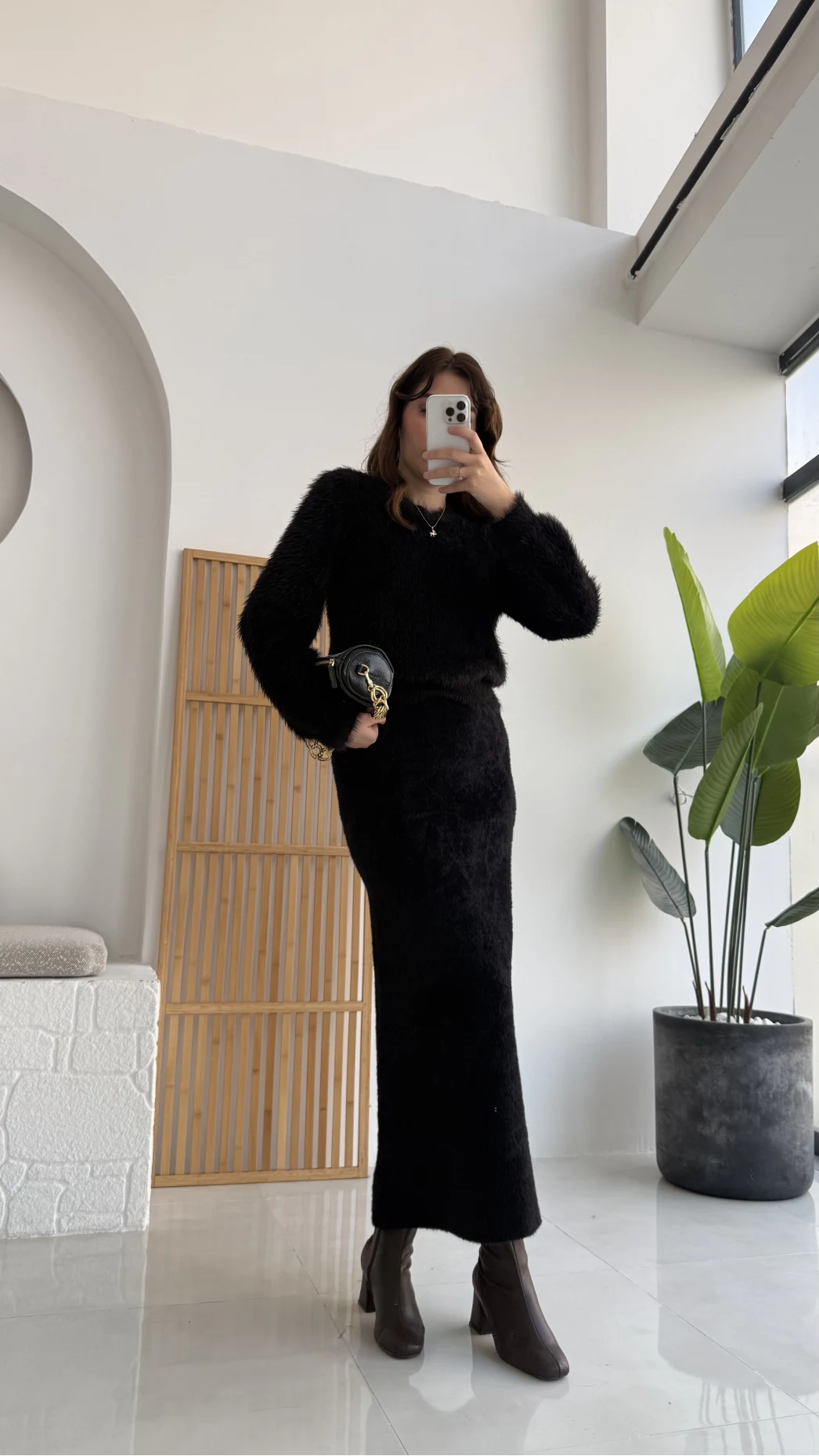 Yumoş Etek - Siyah - KOD:9044