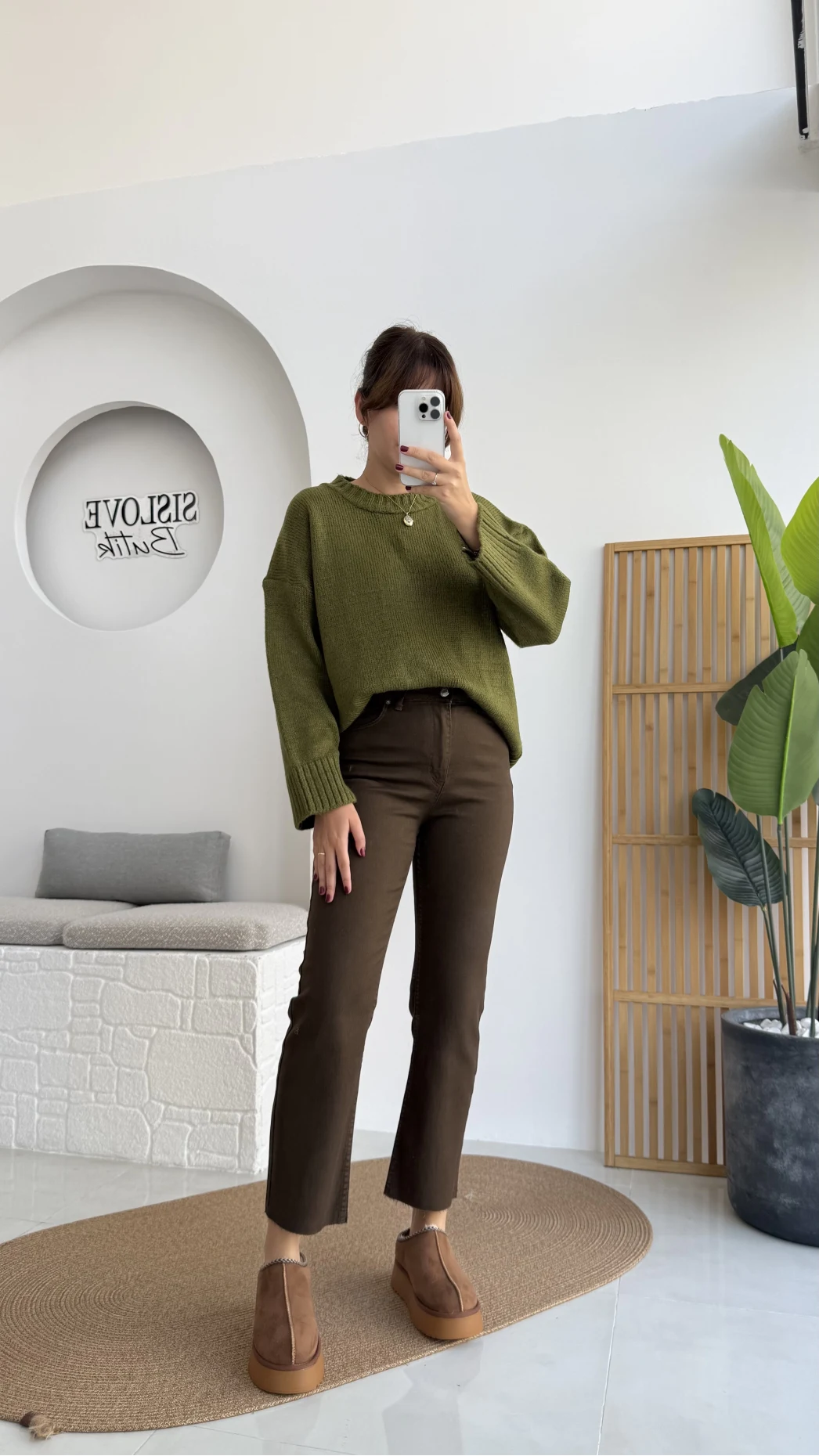 Meyla Acı Kahve Slim Fit Jean Pantolon