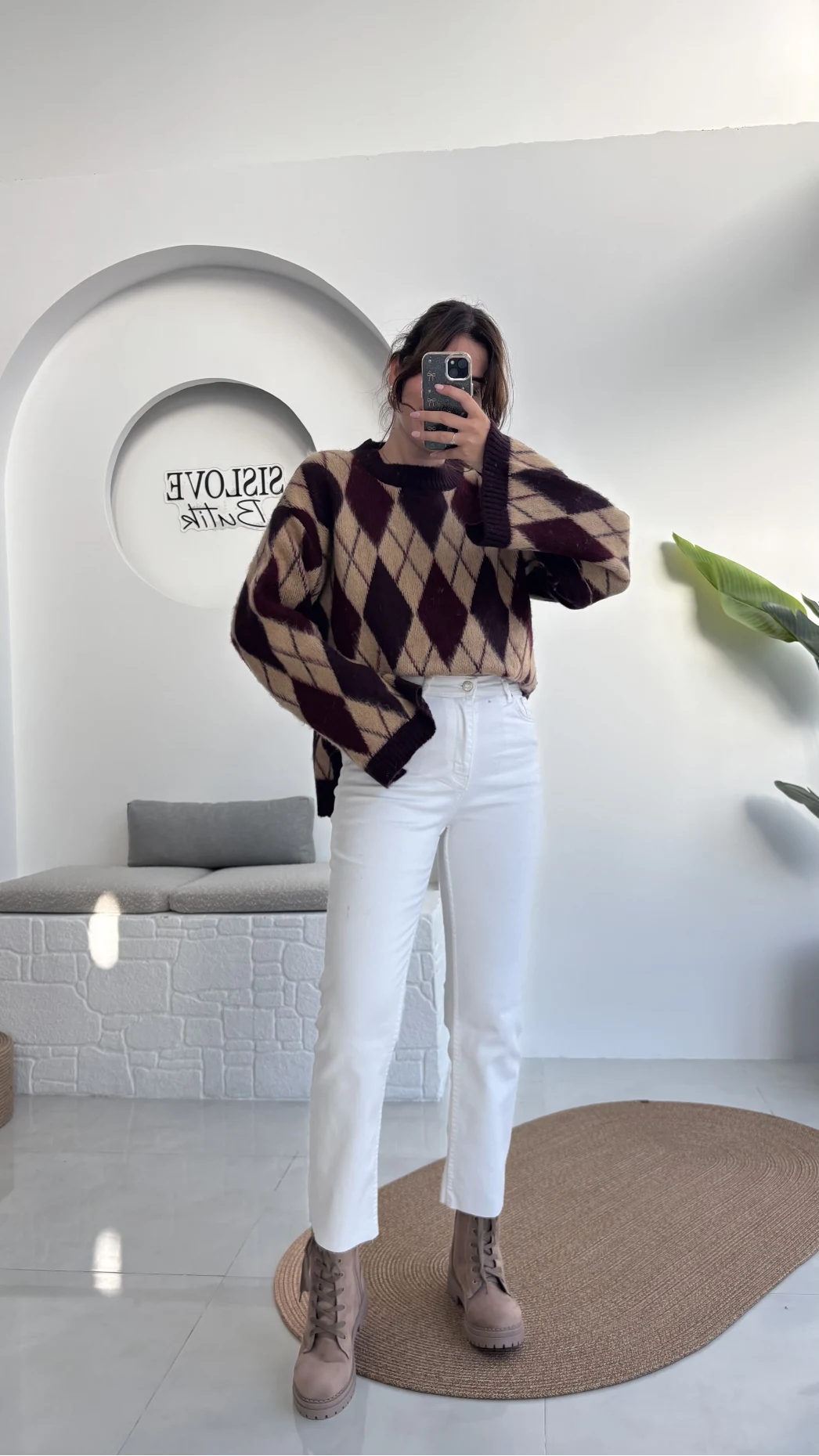 Meyla Beyaz Rengi Slim Fit Jean Pantolon (NO:5)