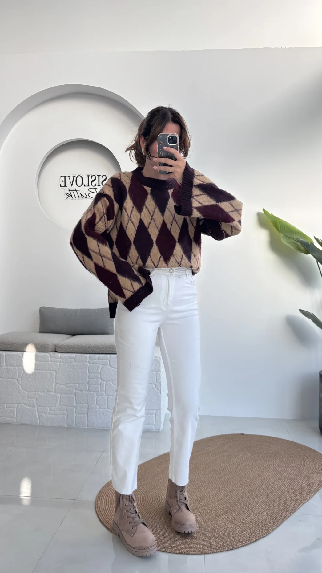 Meyla Beyaz Rengi Slim Fit Jean Pantolon (NO:5)