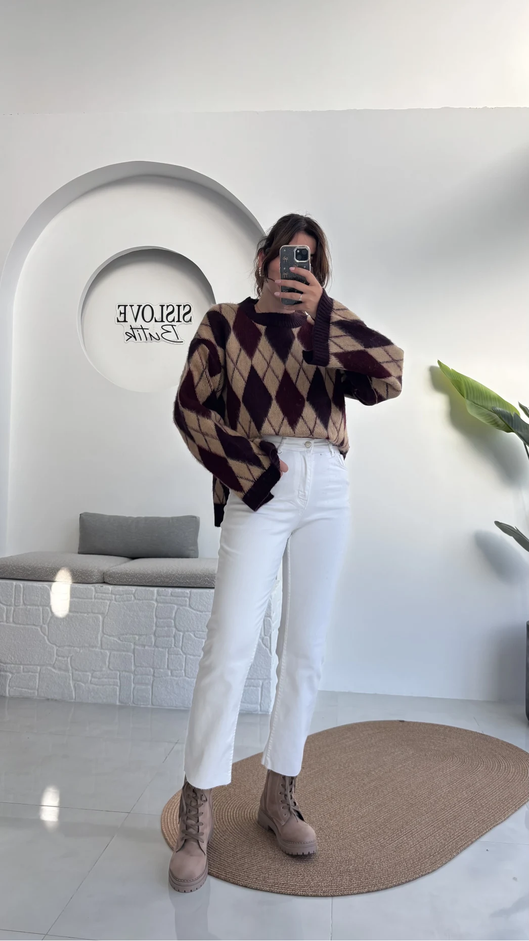 Meyla Beyaz Rengi Slim Fit Jean Pantolon (NO:5)