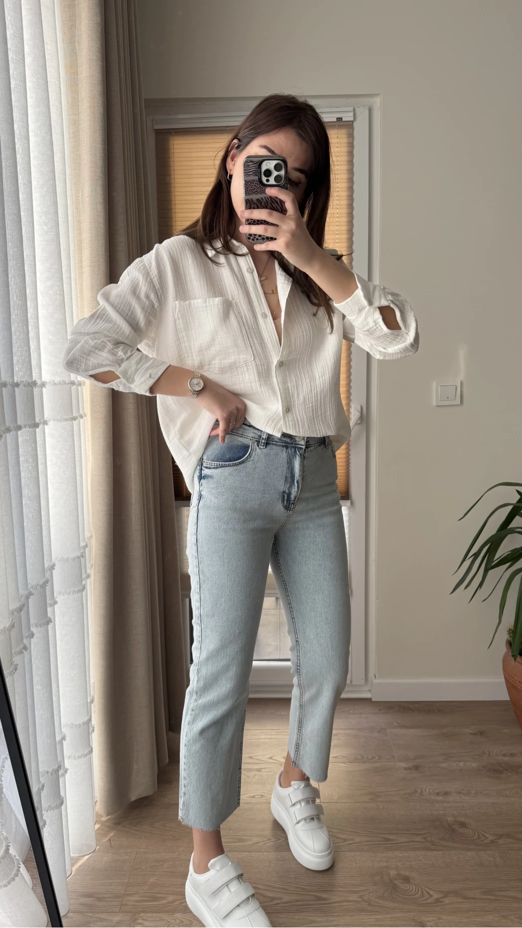 Meyla Buz Mavisi Slim Fit Jean Pantolon