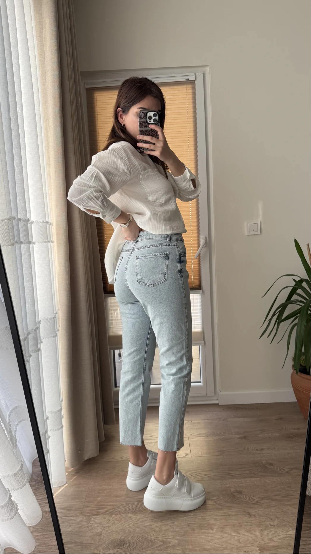 Meyla Buz Mavisi Slim Fit Jean Pantolon