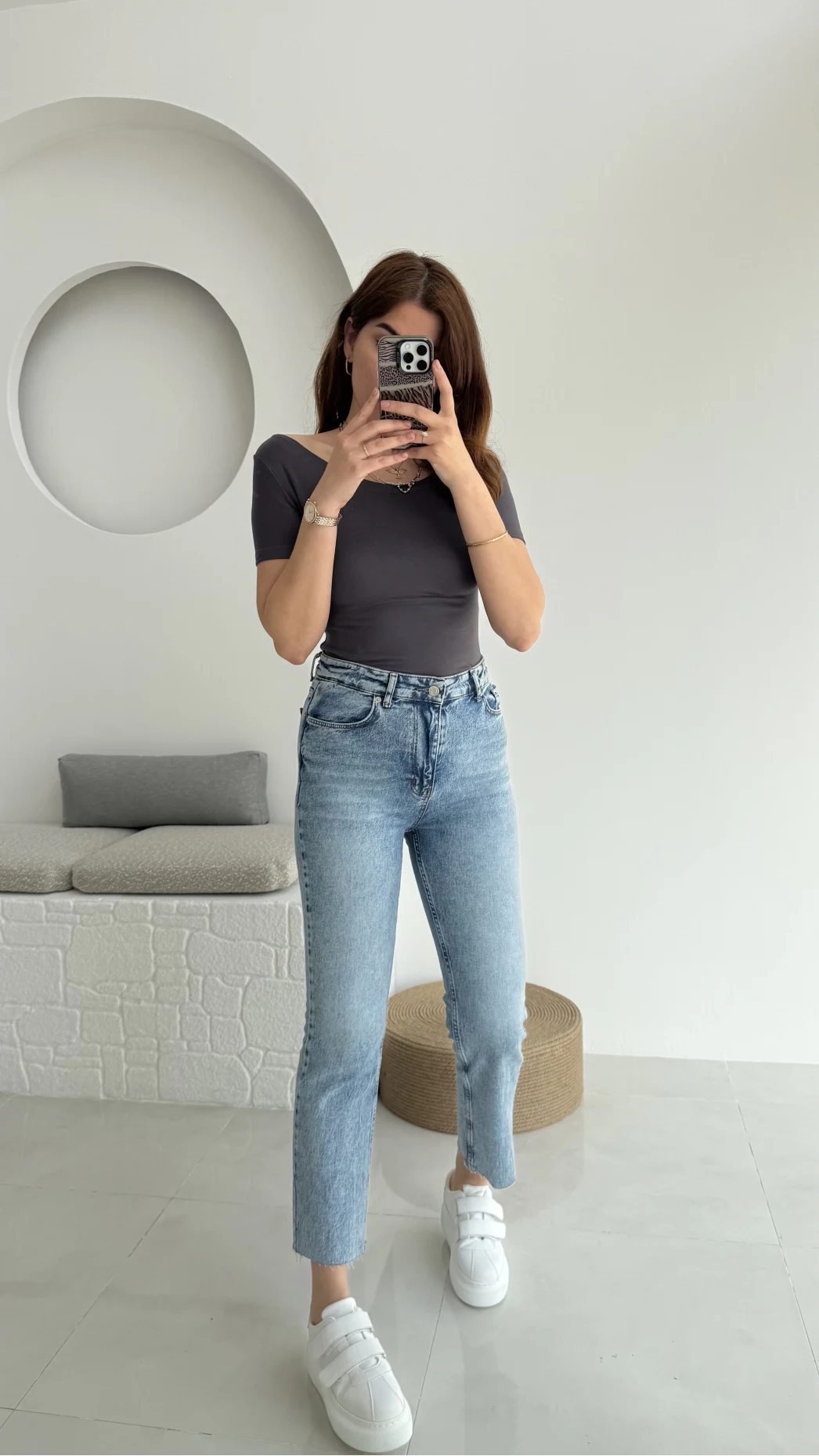 Meyla Mavi Tonları Slim Fit Jean Pantolon (NO:8)