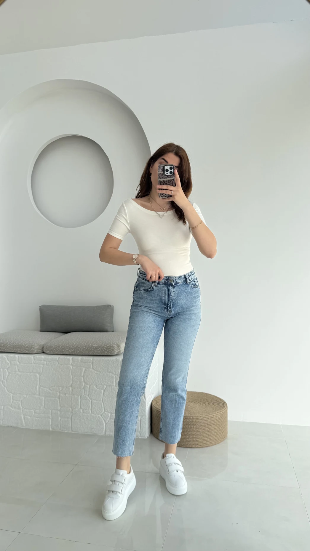 Meyla Mavi Tonları Slim Fit Jean Pantolon (NO:8)