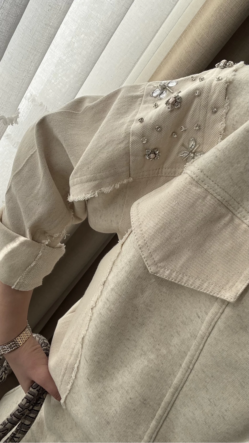 Zr Model Taşlı Yarı Gabardin Takım