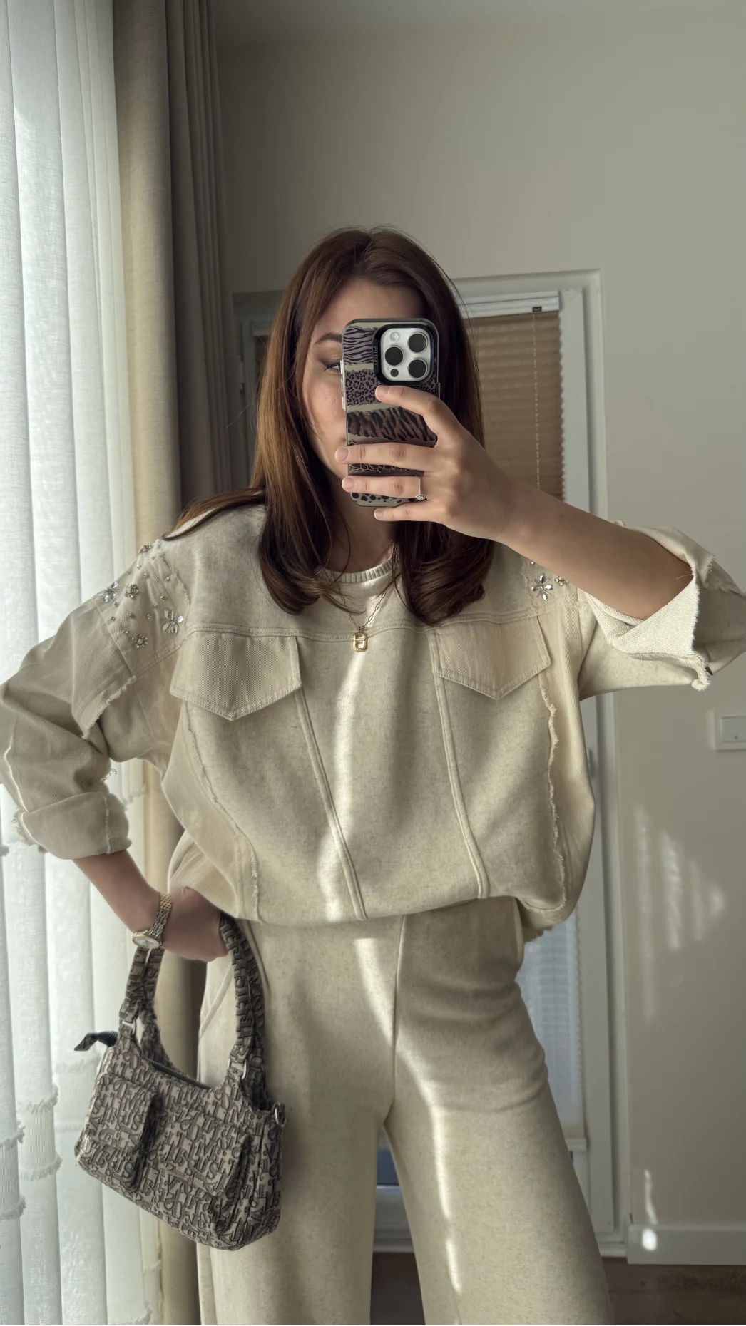 Zr Model Taşlı Yarı Gabardin Takım