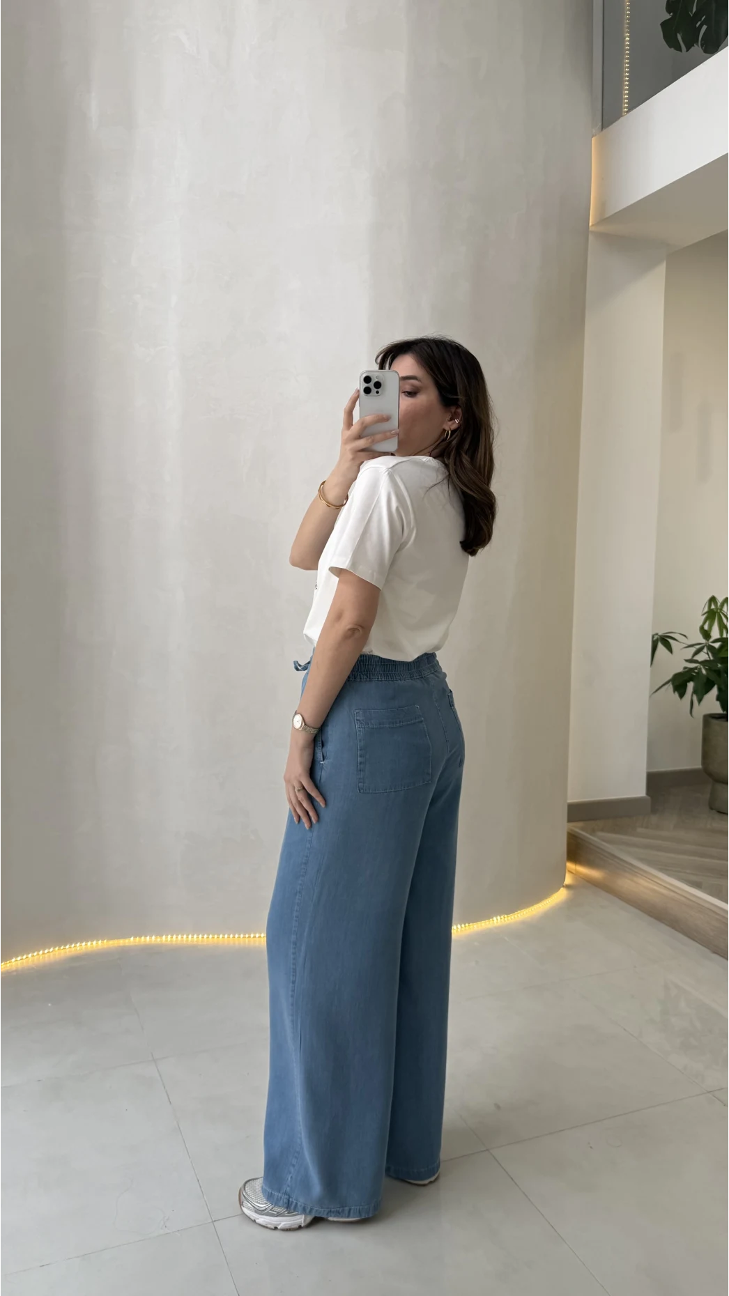 Zra Tensel Denim Pantolon - Mavi