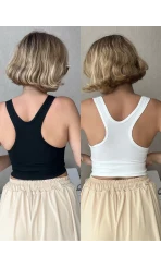 2’li Paket Büzgülü Crop