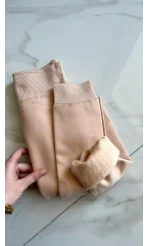 2’li Paket Ten&Siyah Termal Çorap Tayt