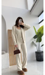 3 Parça Yumoş Takım - Taş