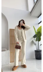 3 Parça Yumoş Takım - Taş