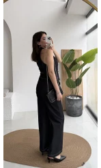 Reyna Kemerli Yelek Takım - Denim Mavisi - Kod: 8919