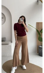 İsadore Triko Pantolon - Camel