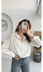 Brode Gömlek - Beyaz - Kod: 2245