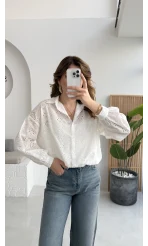 Brode Gömlek - Beyaz - Kod: 2245