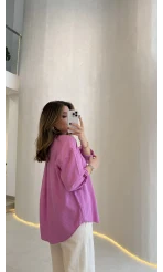 Modal Gömlek - Pembe - Kod:100101