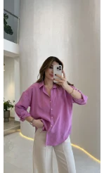 Modal Gömlek - Pembe - Kod:100101